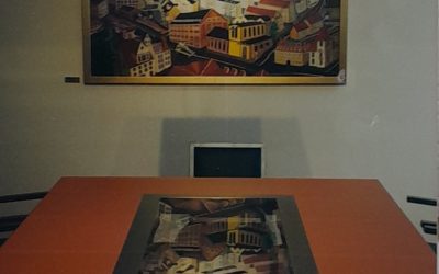 Gemälde Für Energie und Wasser Gesellschaft Altenburg 2002 120cm x 150cm
