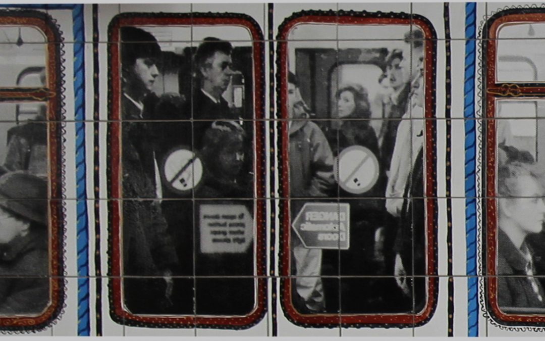 Metro Morning, Mural Regent Center Newcastle upon Tyne, Keramik-Wandbild, 1987-88