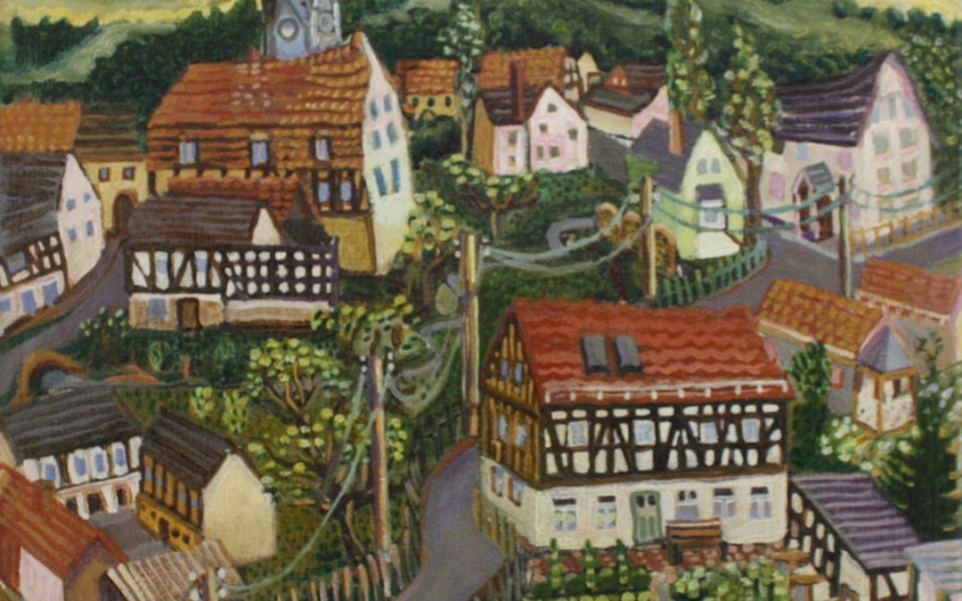 Zürchau 2018 Öl auf Leinwand 30cm x 30cm